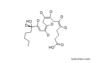 Molecular Structure of 84807-87-4 (15(S)-HETE-D8)
